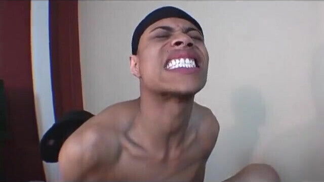 Tight black twink gets fucked