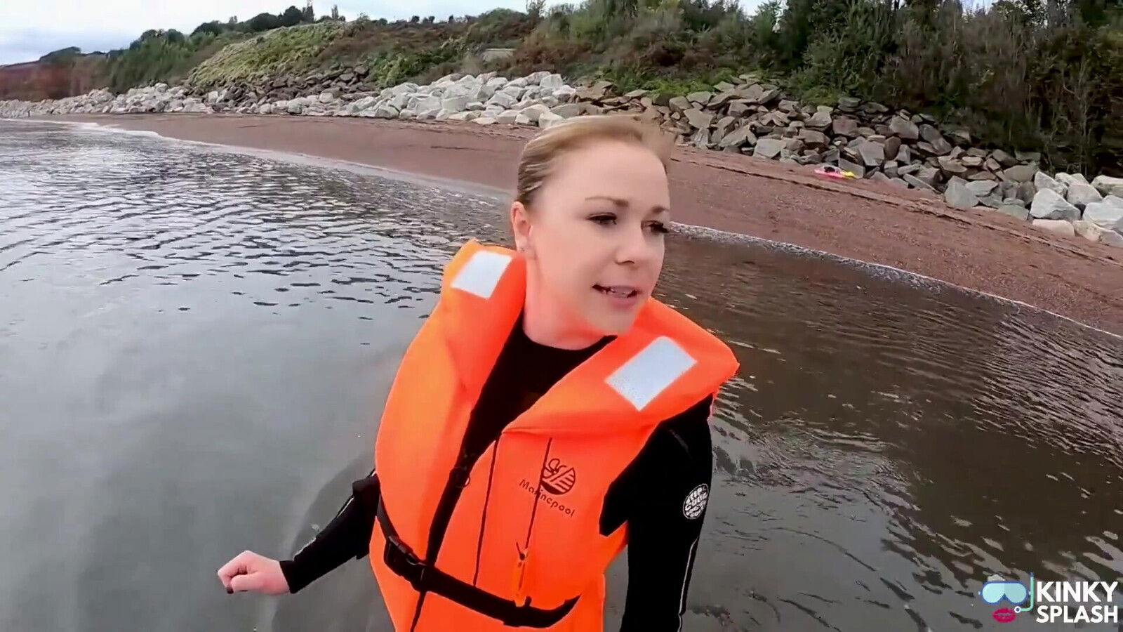 Strapped Tight Floating Free Sexy Wetsuit Life Jacket