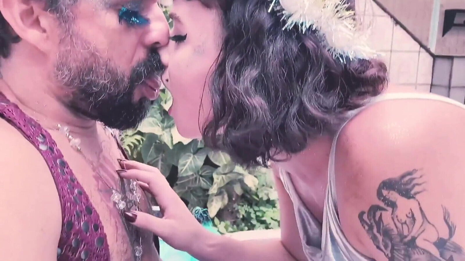 Bisexual Play Brazilian Carnival Afterparty