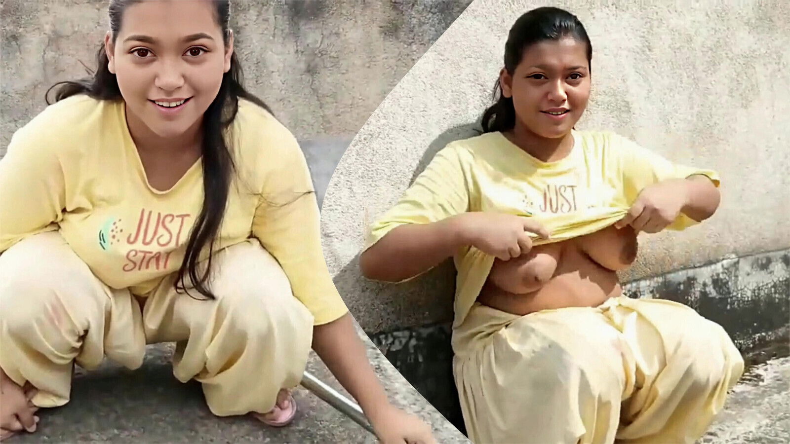 Romance with Young Married Bhabhi Rooftop, Desi Village Girl Outdoor Hindi Video