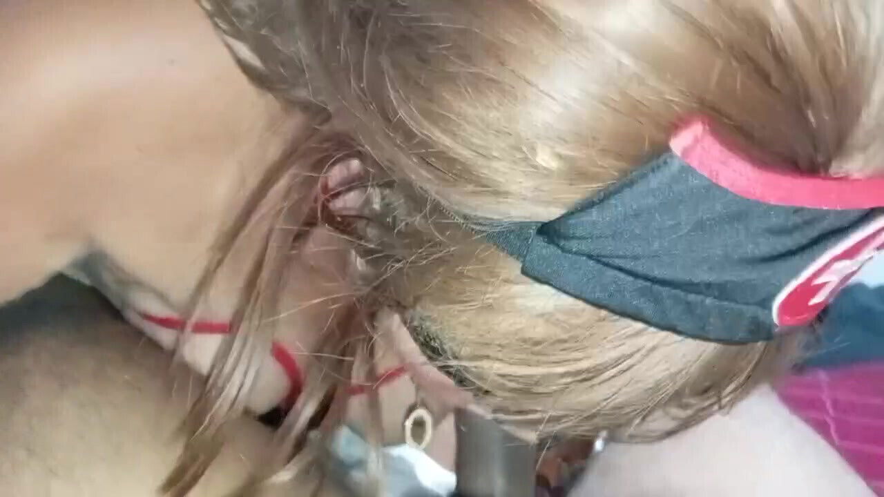 Mature 60-year-old nurse giving good blowjob