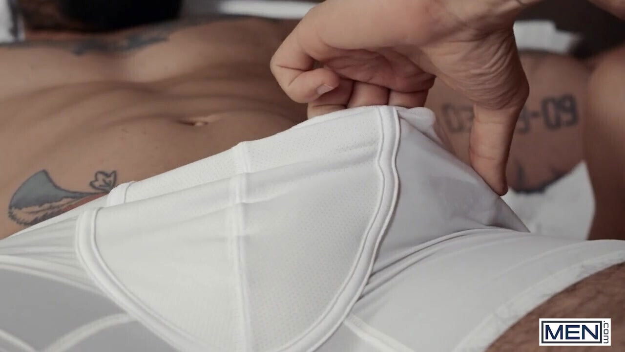 Handsome Harvey Takes Seat Hunk Friend's Moans Loudly Jumps Down