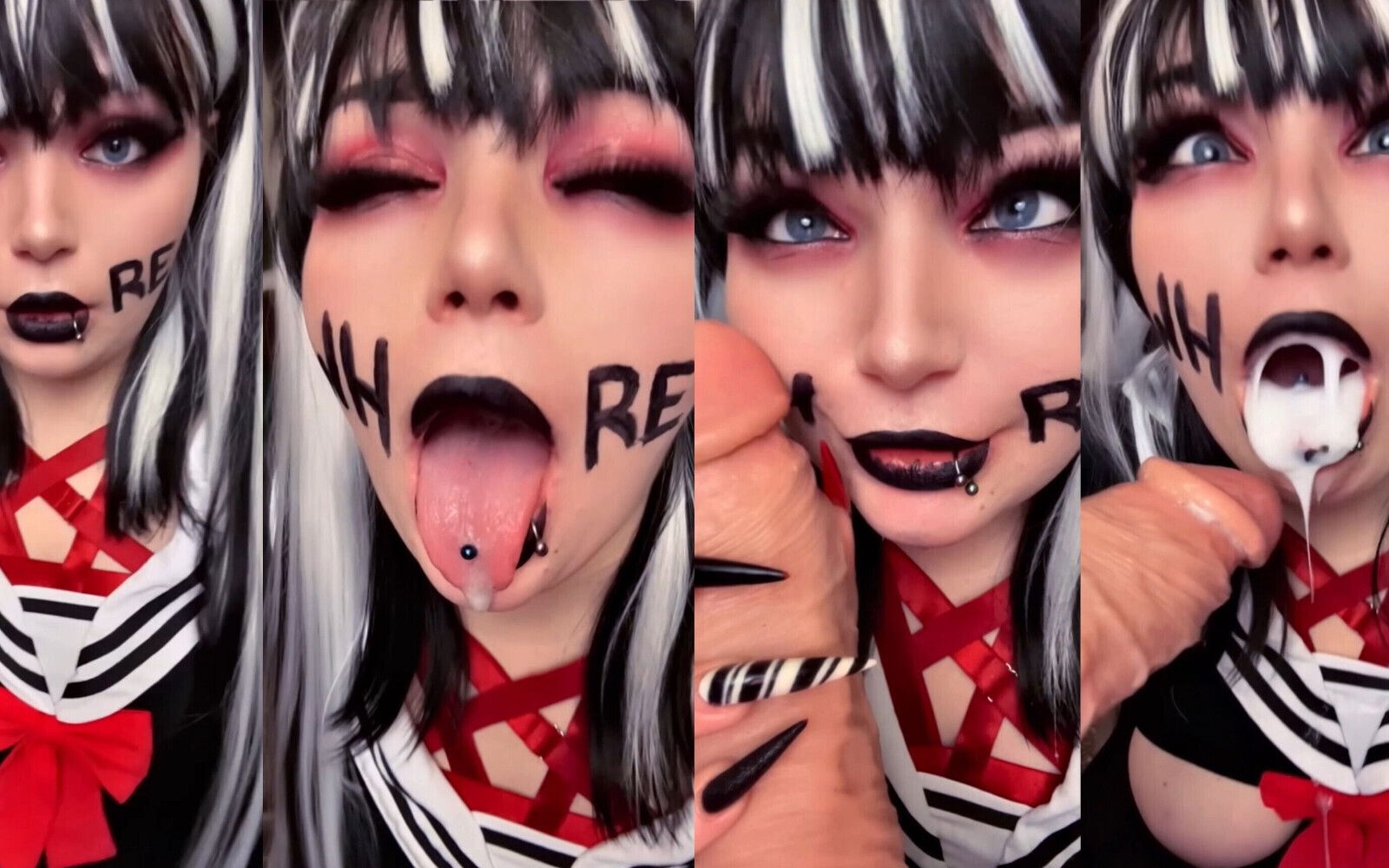 Ahegao Slut Worships Your