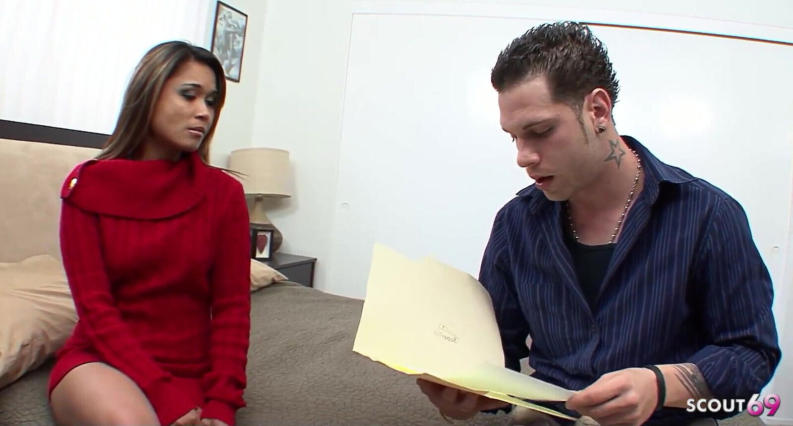 Boss Fucks Horny Latina Teen Nipsy with