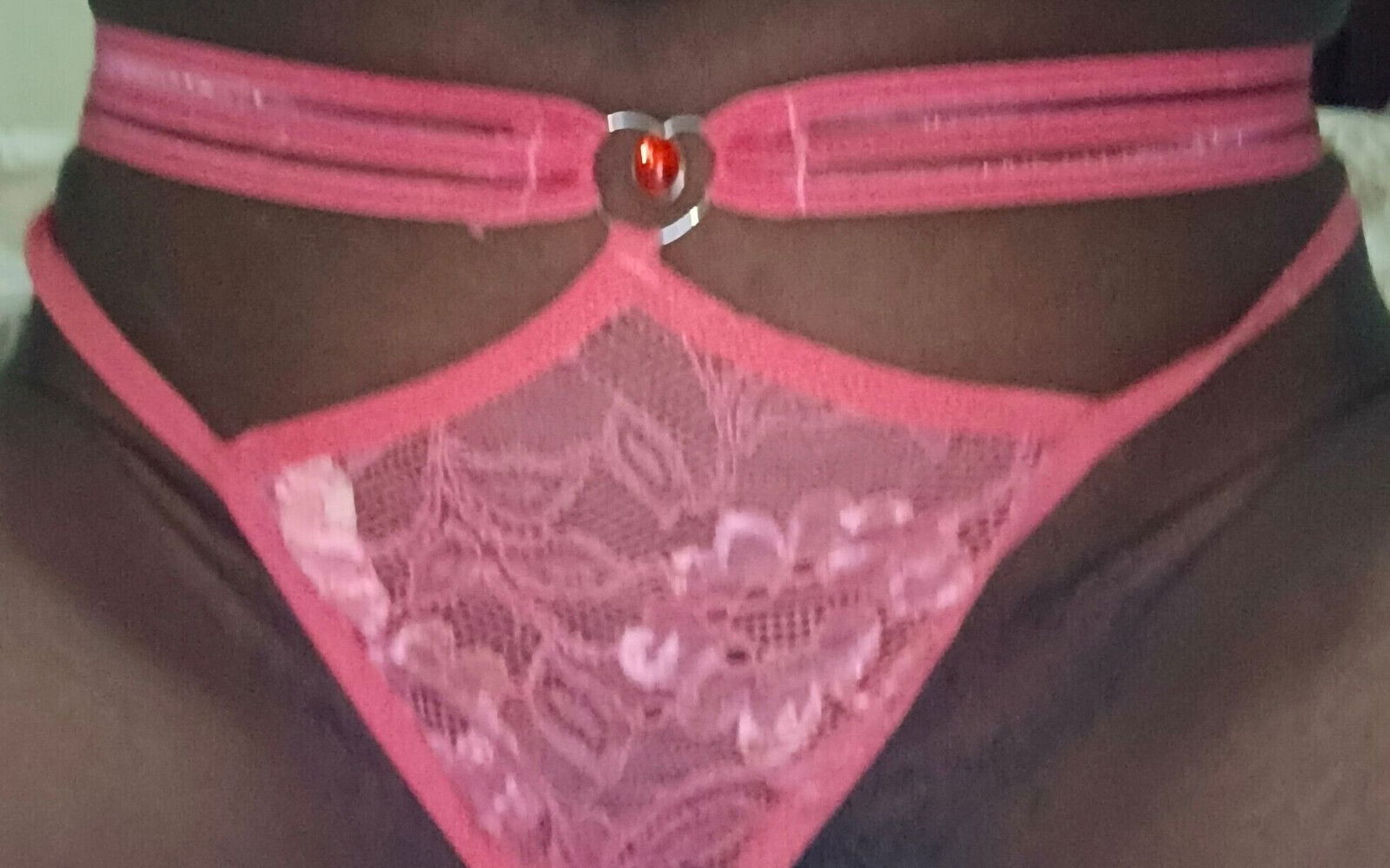 Nicely with Dildo While Putting Pink Panty Natural Edit