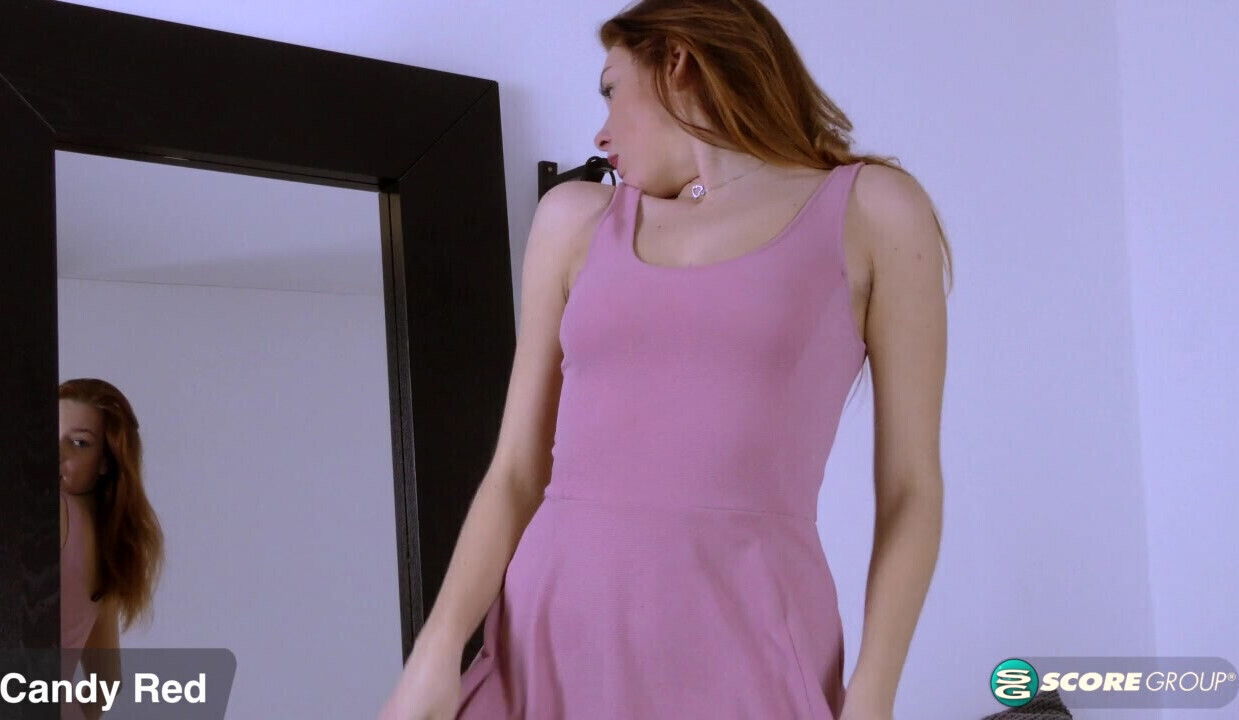 Candy natural redheaded teenager with thick,