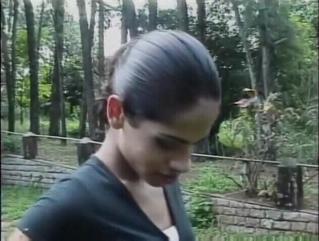 Kinky outdoor young Latina shemale lover