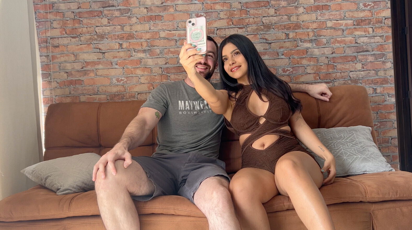 Behind Scenes with Beautiful Latina Camila Henao Andres Acosta