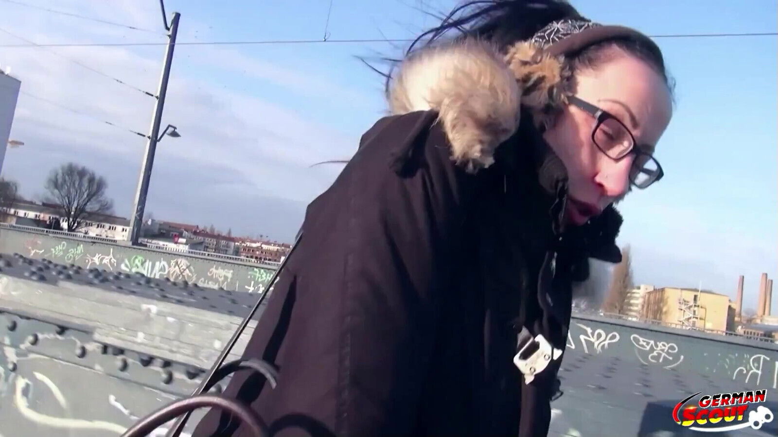 German Scout Skinny mature Stella pickup fuck hotel