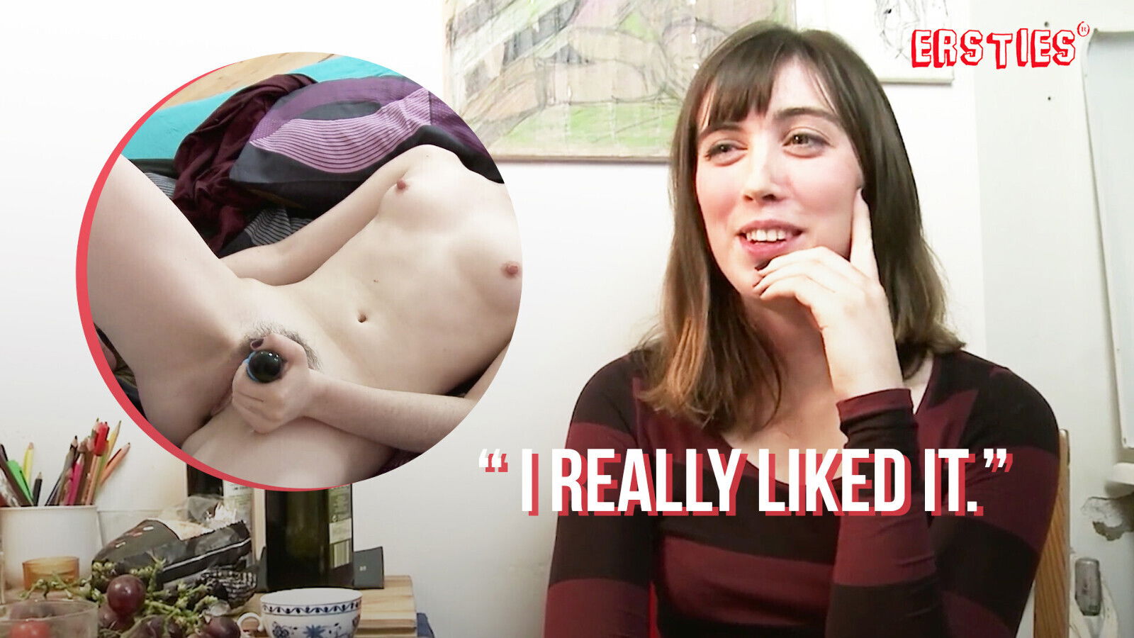 Ersties Cute American Girl Fiona Vibrates Orgasm