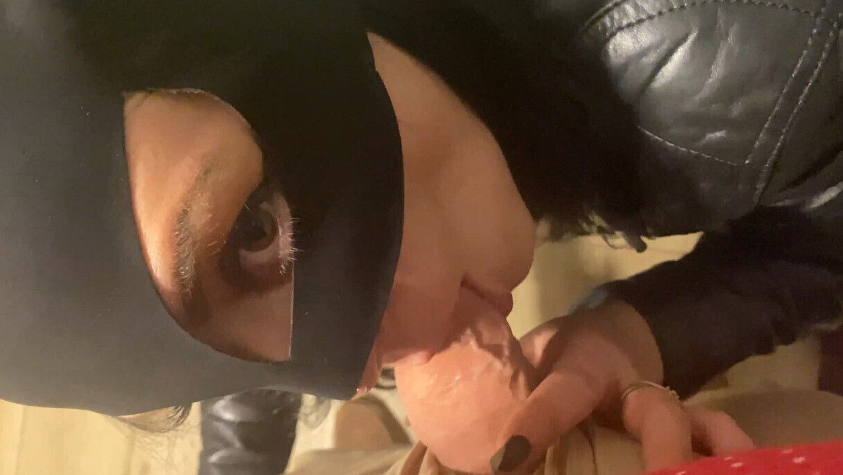 Batman Mask Blowjob Stairs Mouth Mask