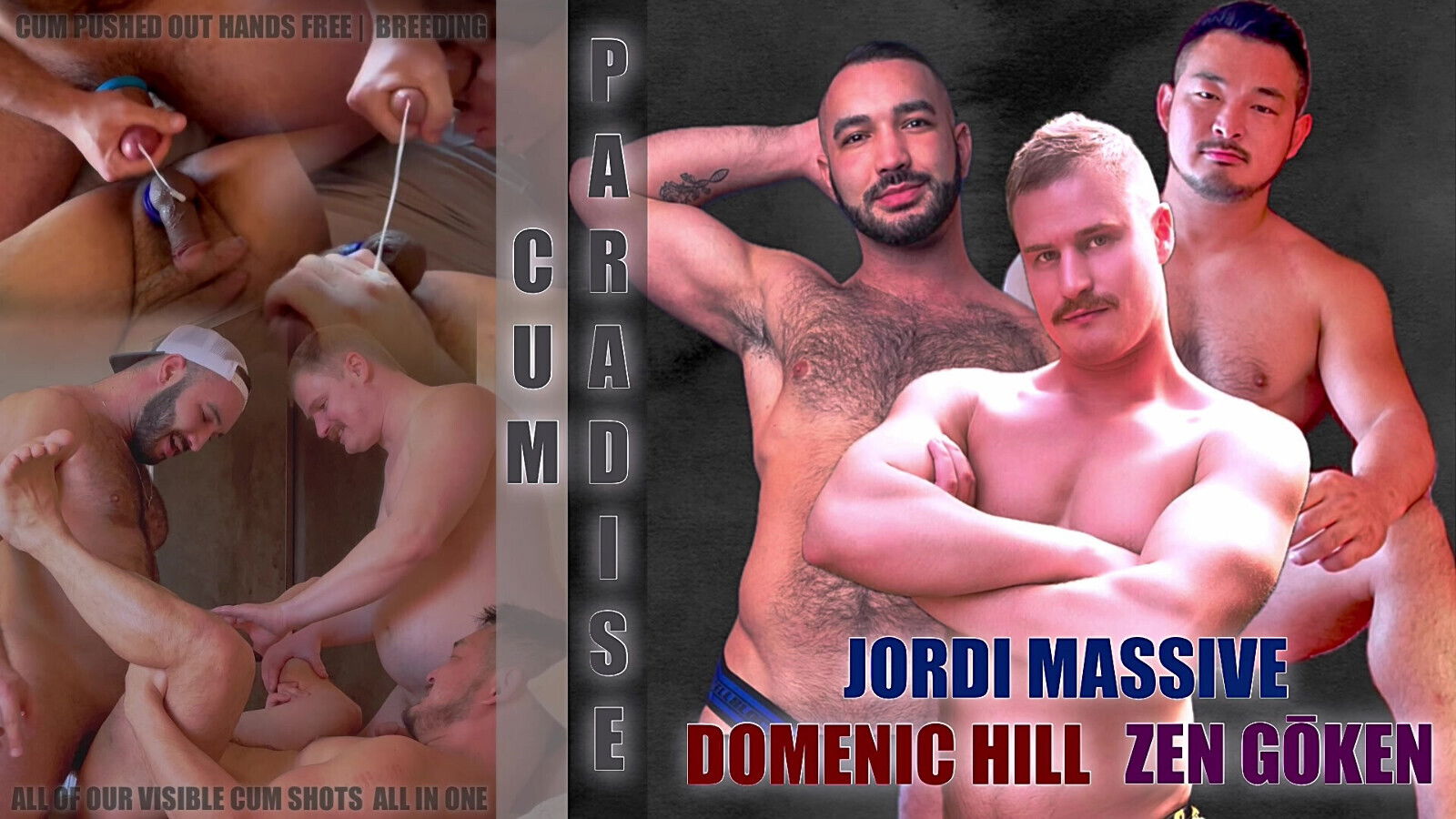 THREESOME JORDI MASSIVE, DOMENIC HILL, GOKEN