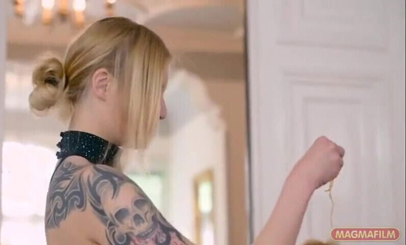 Threesome with Girls, Them Heavily Tattooed