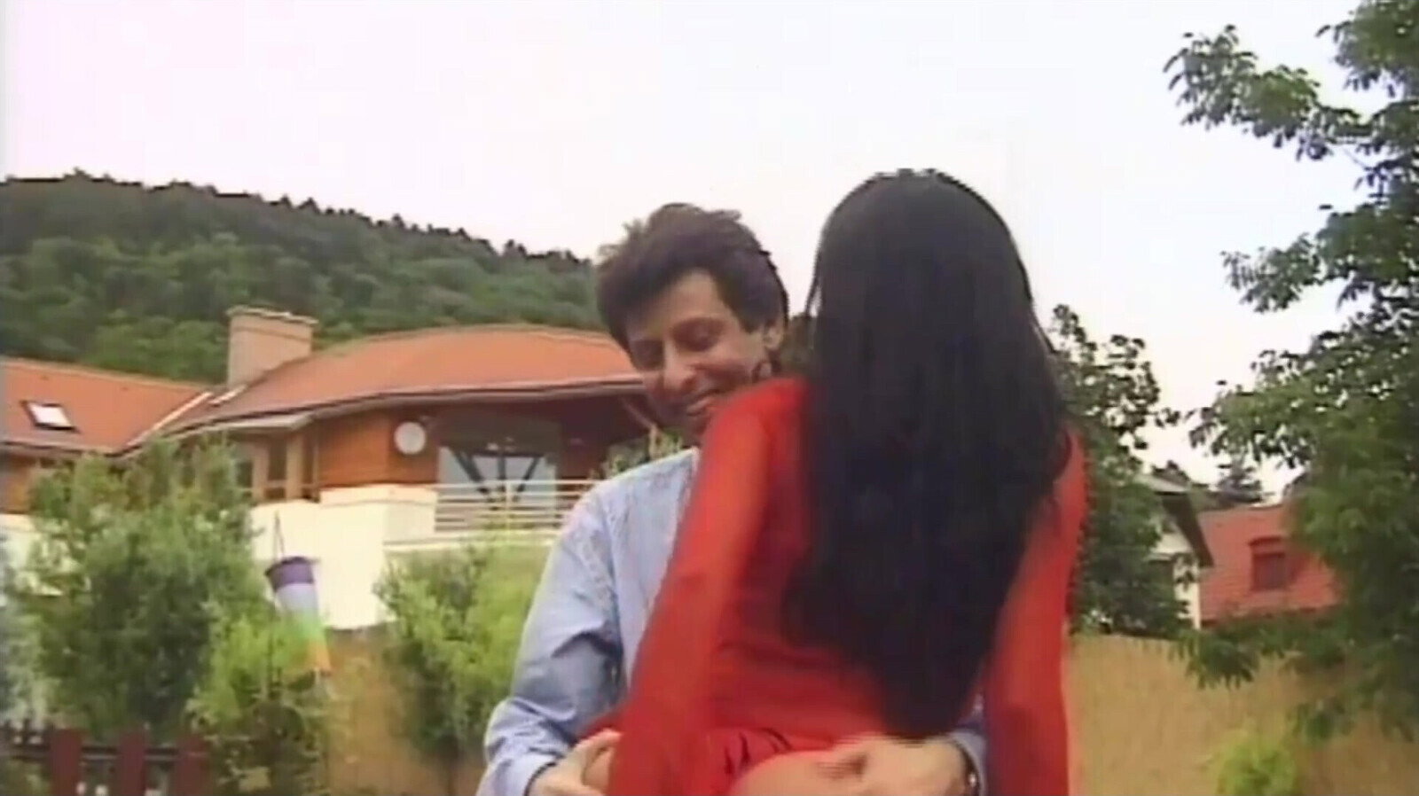 Fucked Garden Table Hard Cocks While Director Watches