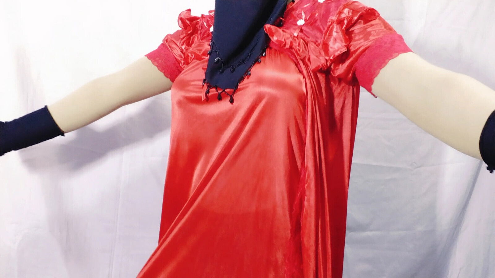 Bangladeshi beautiful housewife having dancing inside room