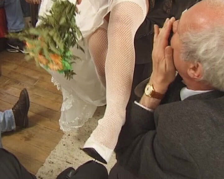 Superb French bitches enjoying gangbang action