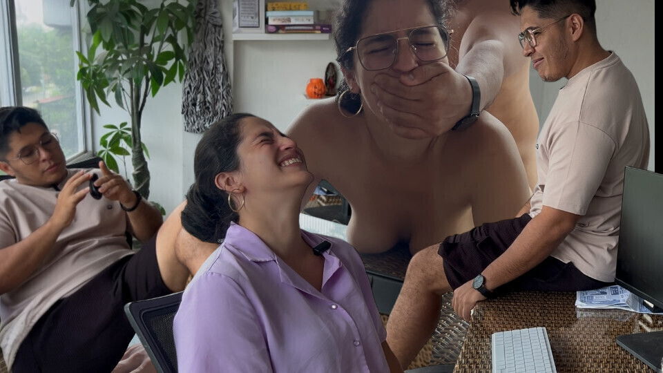 office with secretary wife,