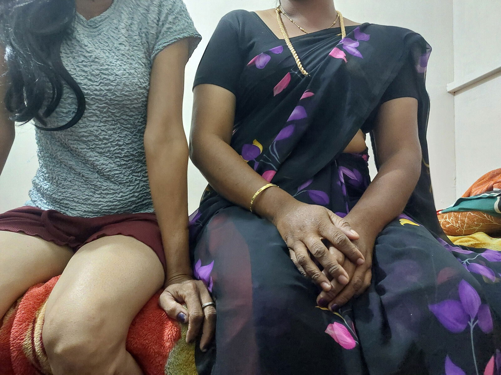 Lesbian tamil girls part role play, dirty talk