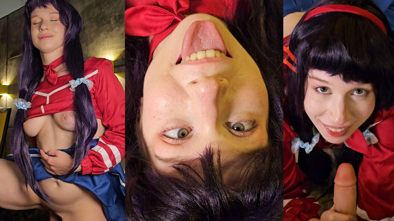 Mita MISIDE face cumshot after sucking