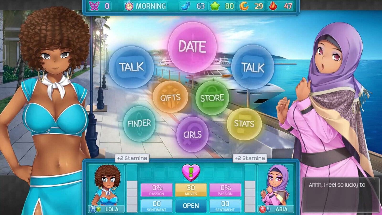 Huniepop Double Date Part Sexy Model Babes Loveskysan