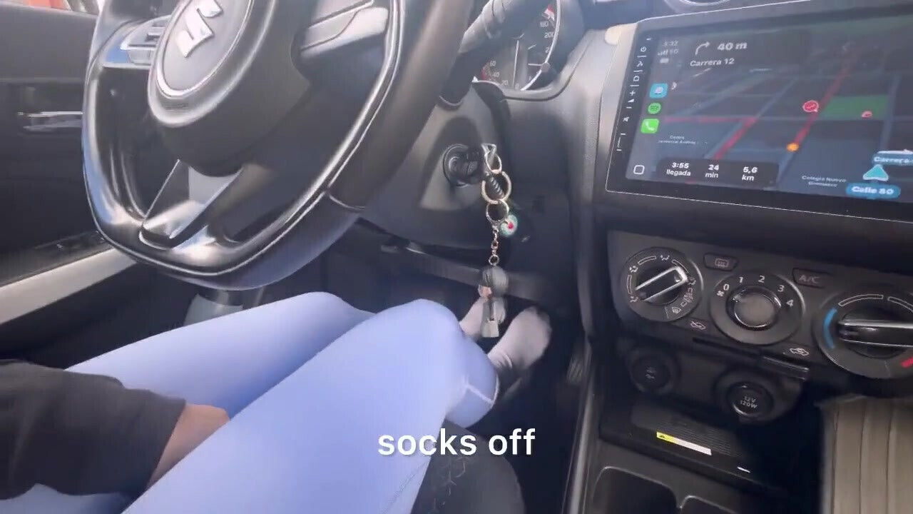 Lover Plays with Feet Pedals