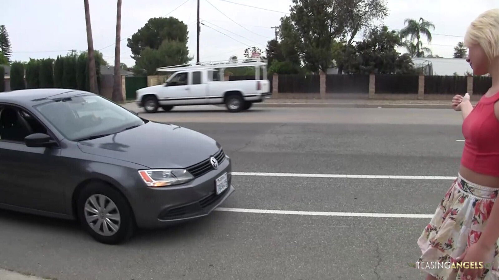 This tall blonde perfect haircut best pussy