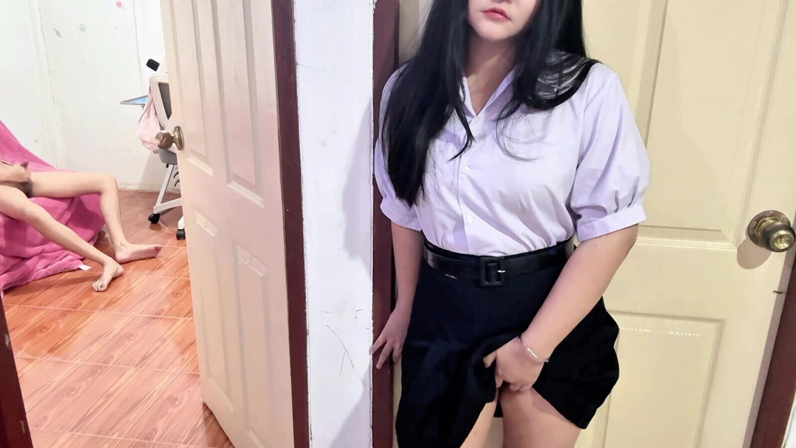 caught masturbating couch.