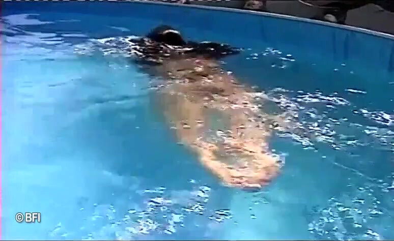 Training joha spanking backyard