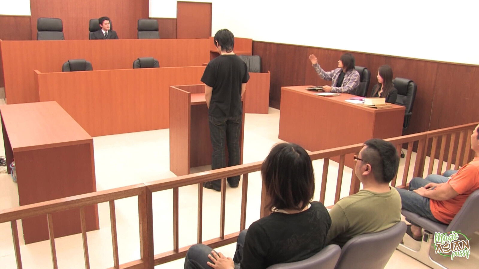 This Female Shoveled While Hairy Broom Wet.