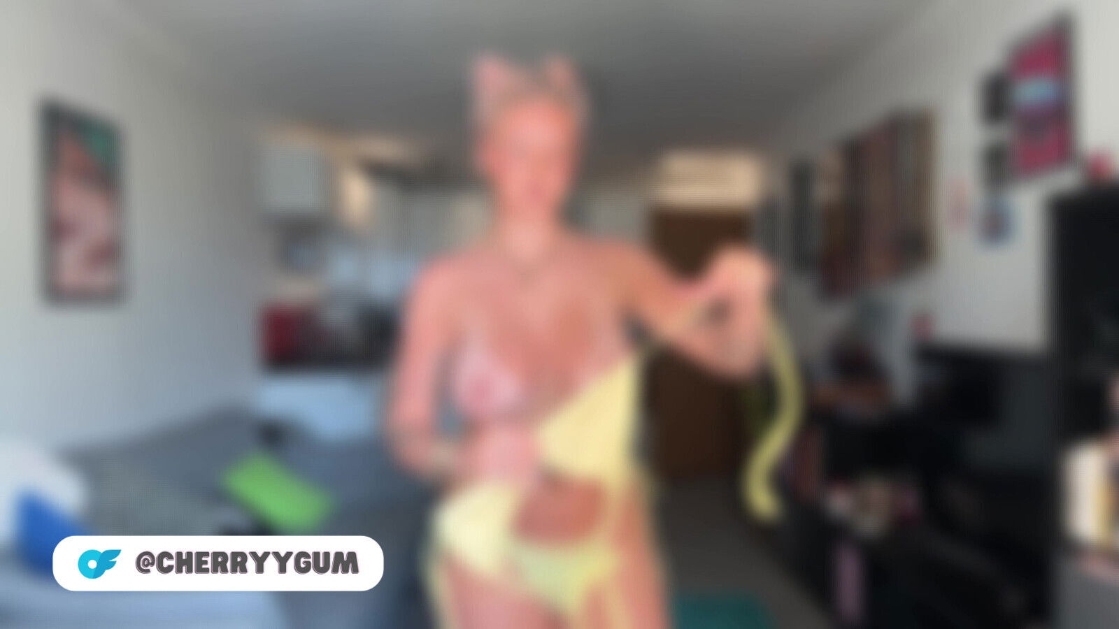 NUDE Petite Teen bikini with HUGE BOOBS