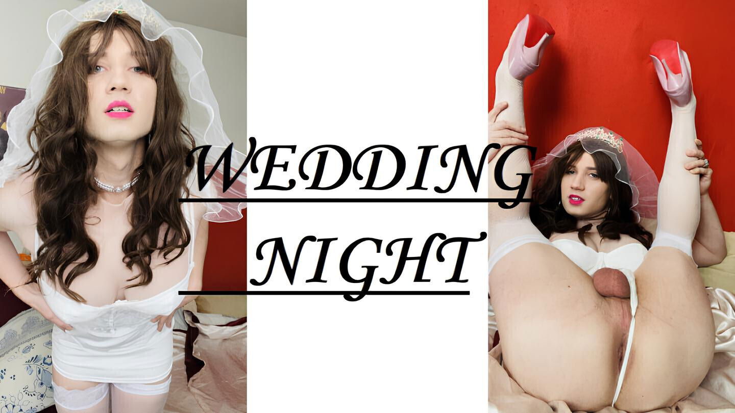Wedding night very horny tgirl Rios