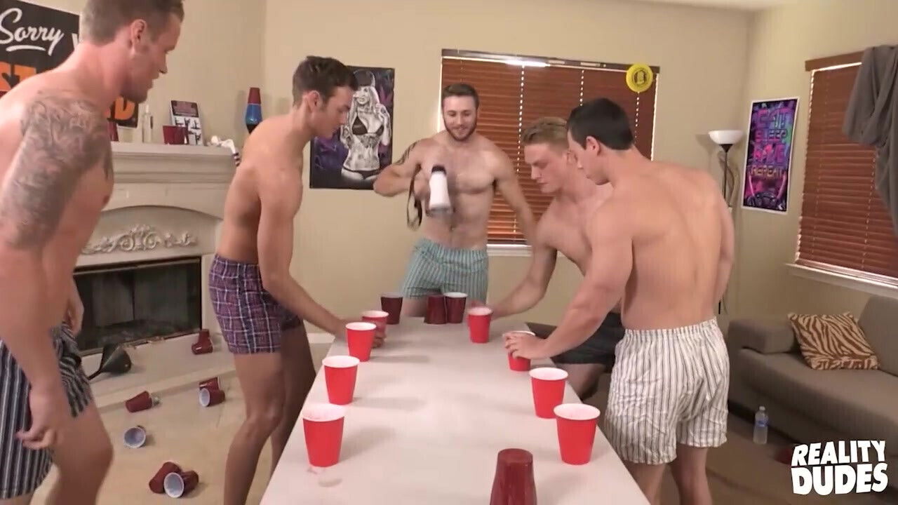REALITY DUDES Frat House Flip Game Ends Bareback Fuck Fest With Winners Taking Full Control