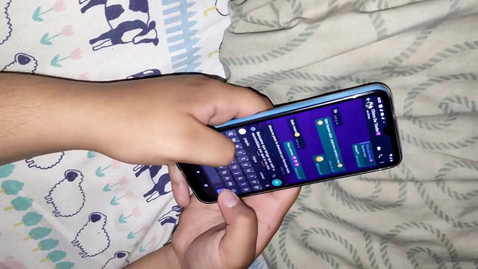 Caught Talking Tinder Date with Blowjob