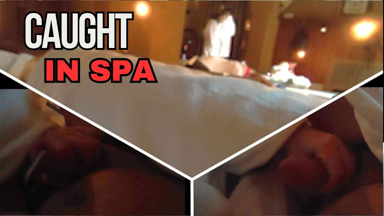 Dick Flash! Risky Spa: Teacher Fakes Massage Makes Cum! MissCreamy