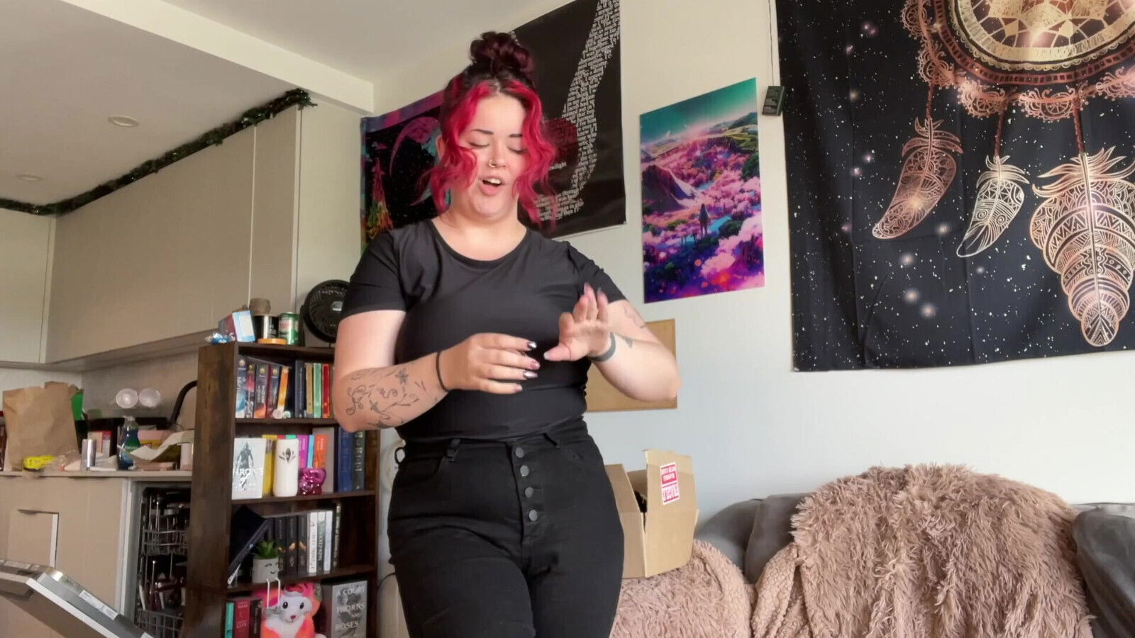 fucks while boyfriend watches