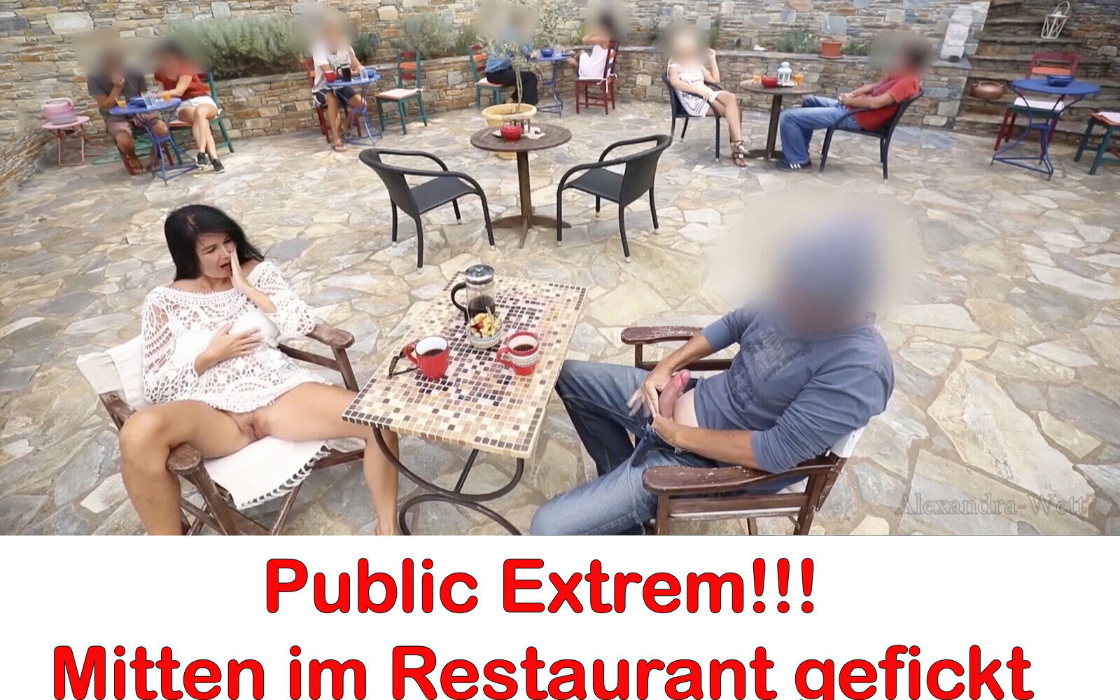 Restaurant, Fucking Front Guests!