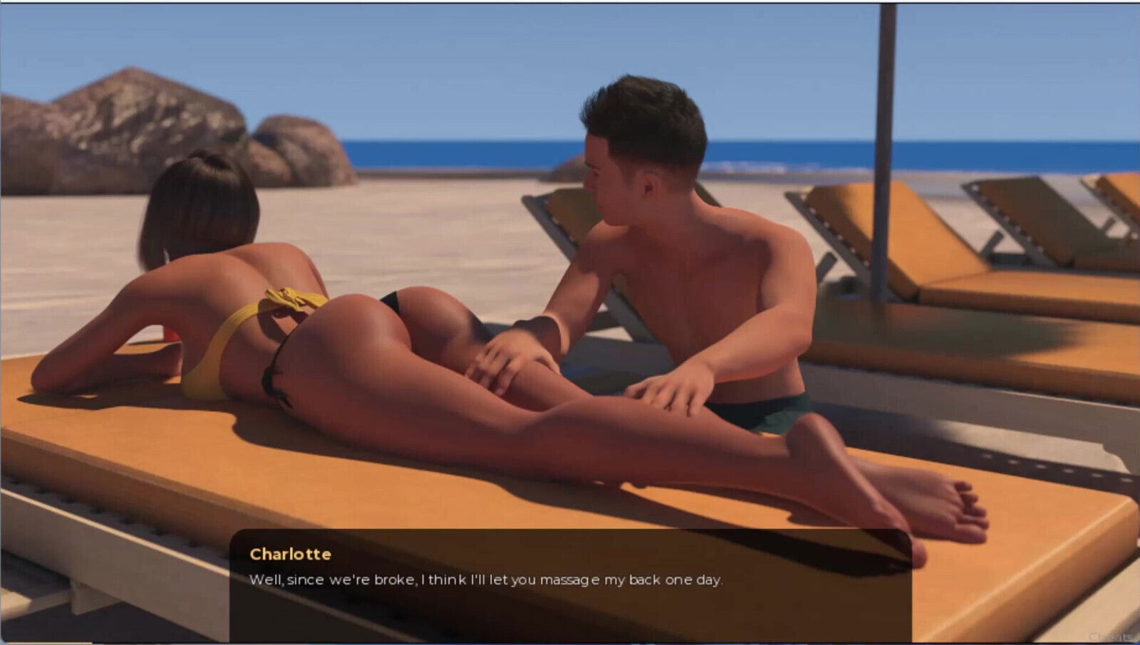 more cash Emma Johannes took shower Emma give... beach Johannes fell Tris dick sliped out.