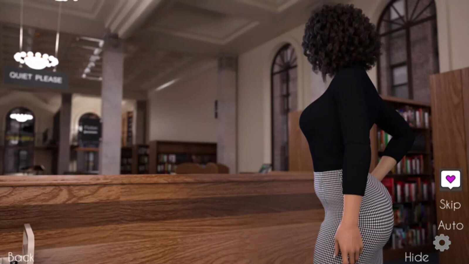 Lucky Student Make with Liberian Library, While principal watch this.