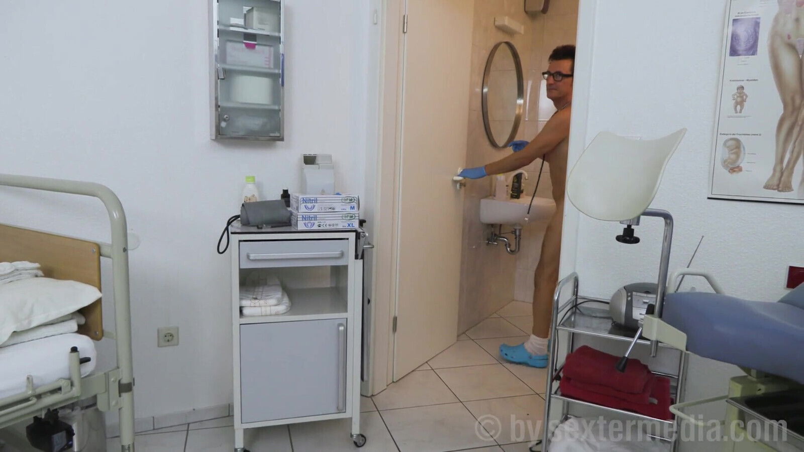 Dirty brunette likes suck fuck doctors