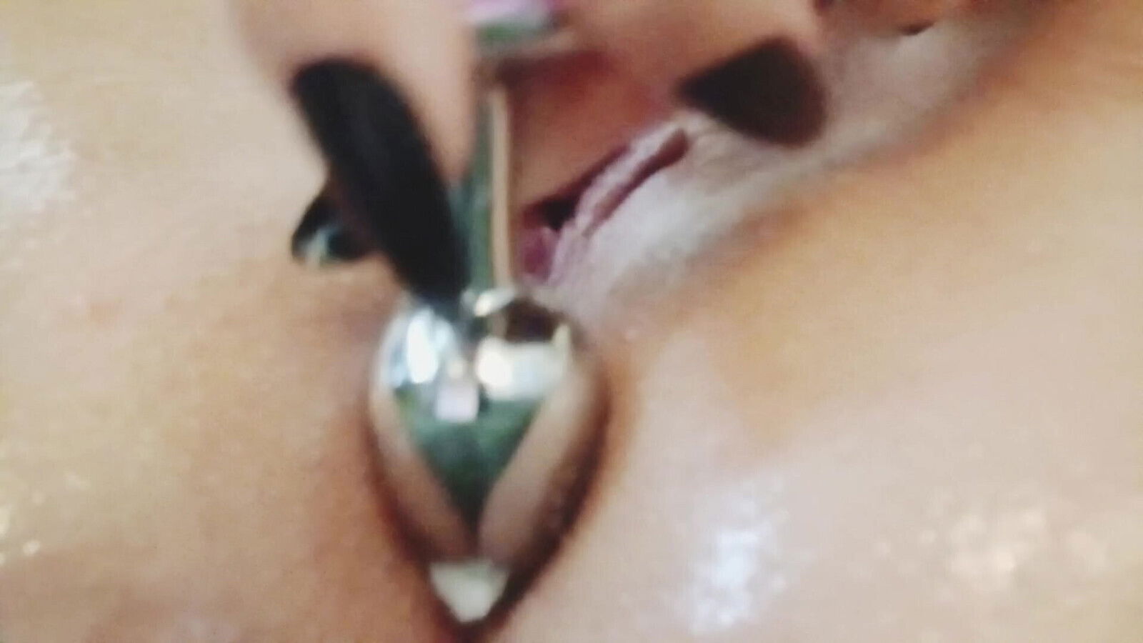 Real Amateur Playing with Pussy Messy