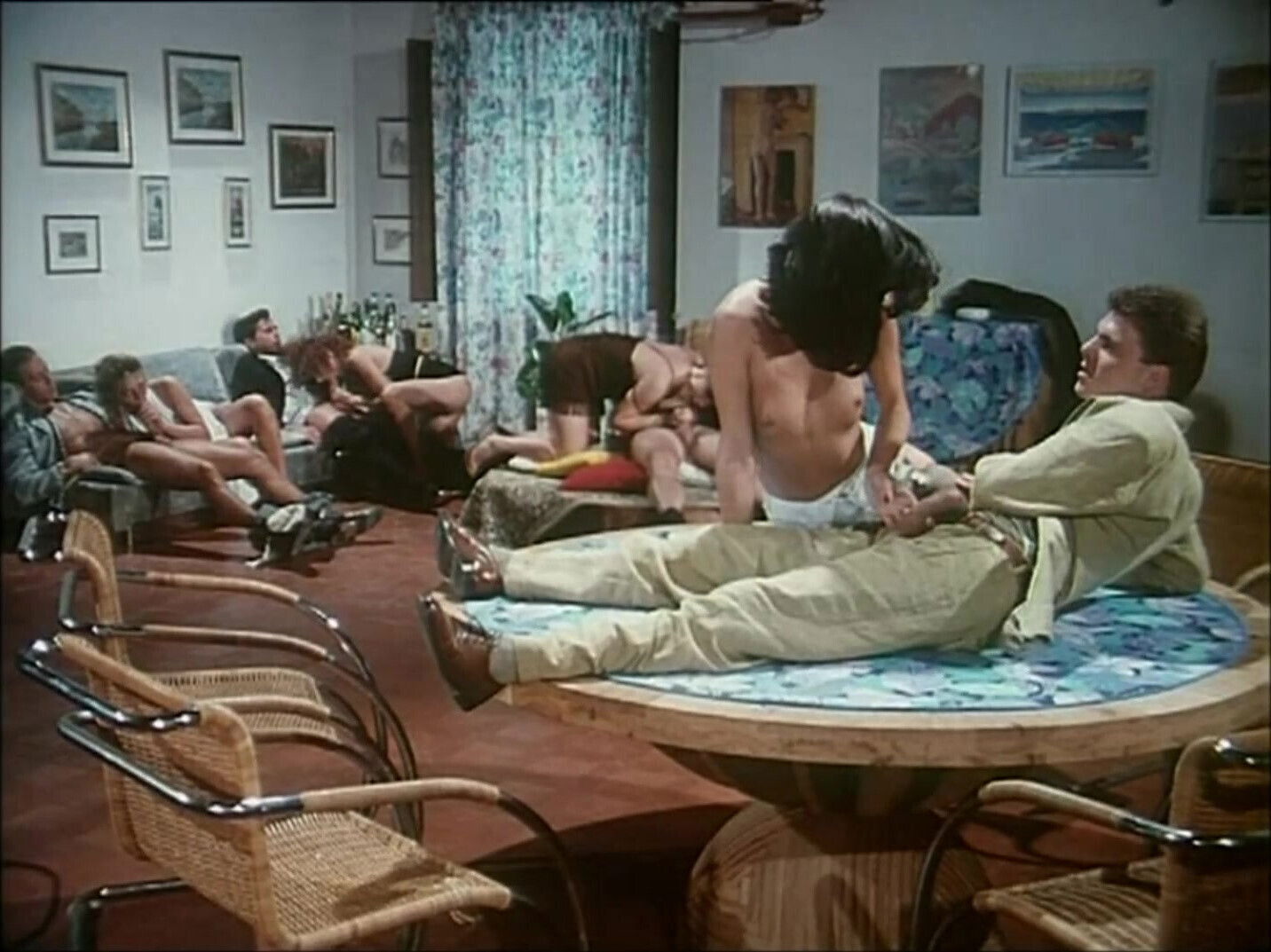 Wild Crazy Orgy with Rocco Siffredi!