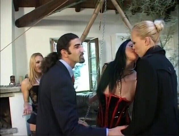 Transgender horny orgy