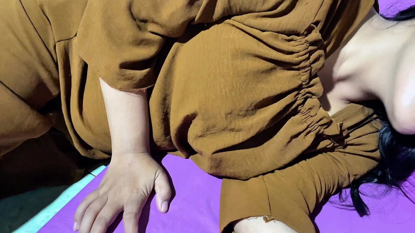 (Handjob) stepsister very sexy, make horny