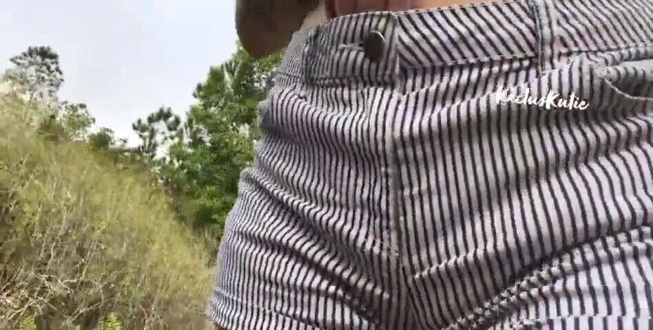 Hiker Flashing Masturbating Risky