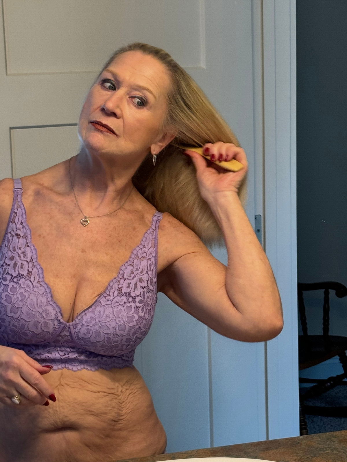 GILF Dani Mature Blowjob Makeup Series