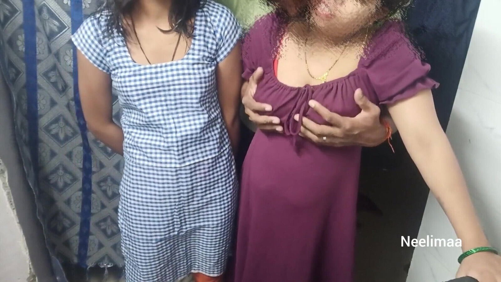 Indian Threesome Sex.