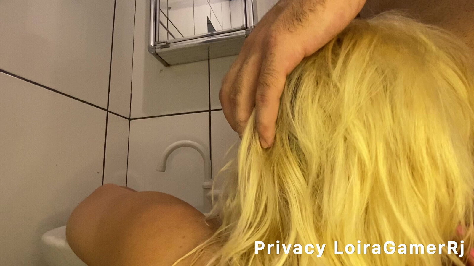 Blonde Cavaluda, knelt down started sucking, riding until came inside pussy