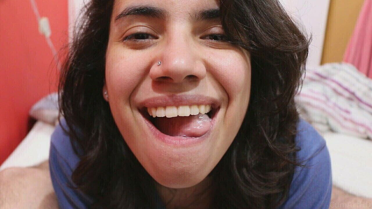 Blowjob, Mouthful, Cumplay Swallow!