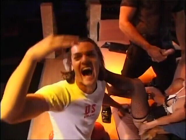 Young blonde fishnet stockings slammed like bitch three guys