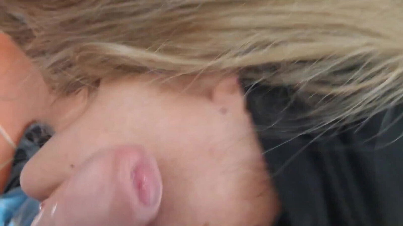 Blonde MILF Blowjob with Swallowing